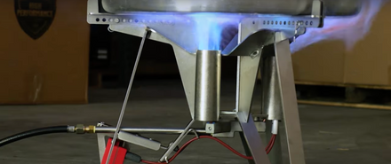 Patent pending blue flame technology