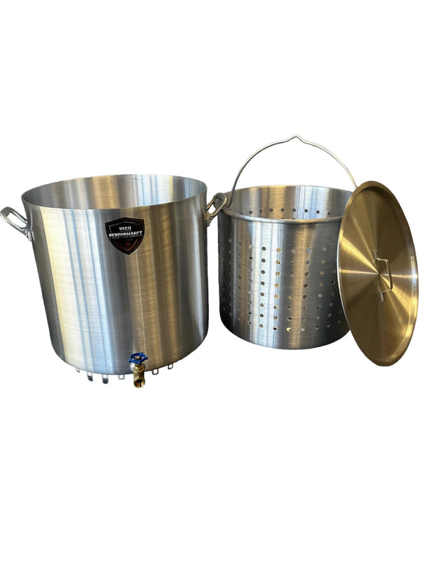 120-qt-pot with a basket and lid