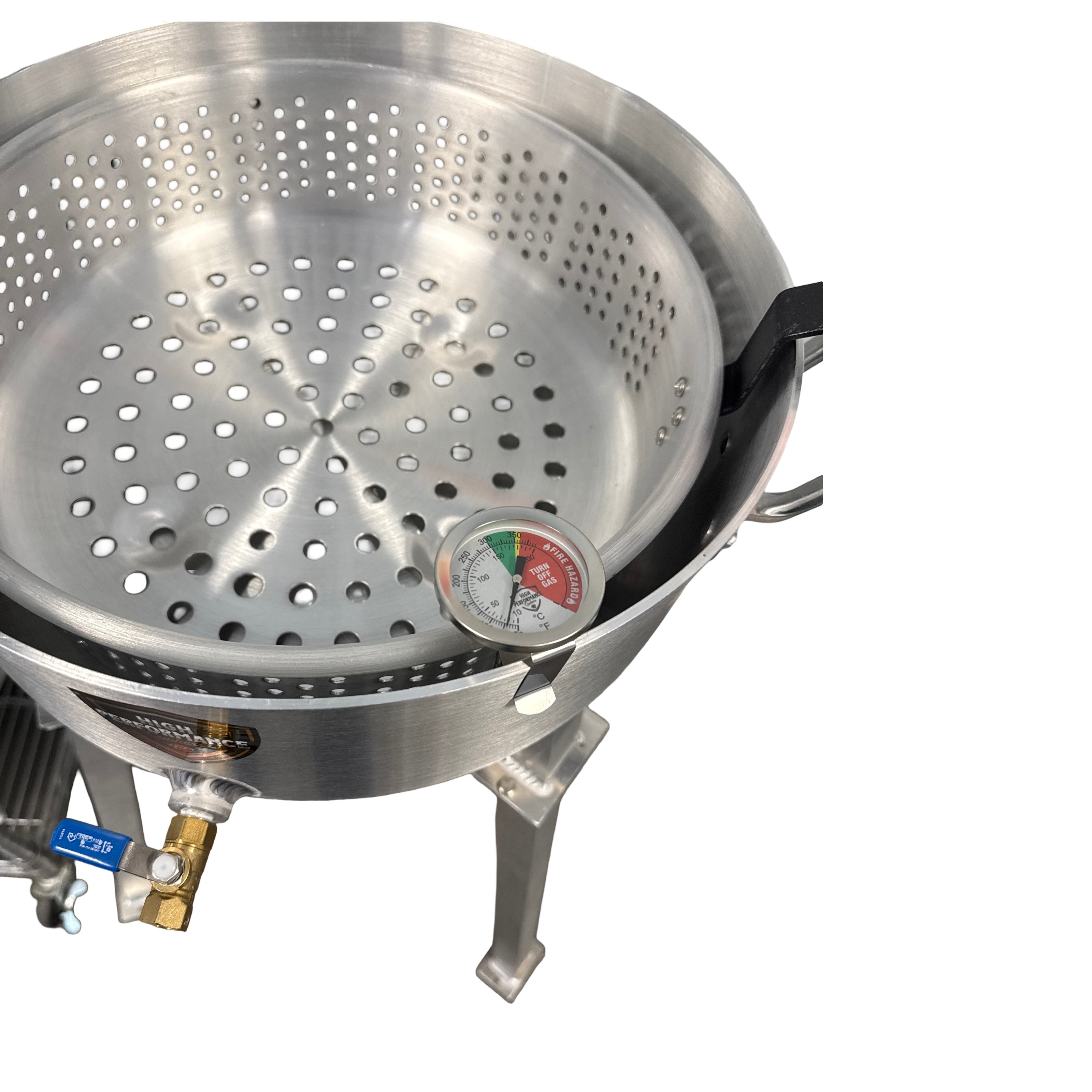 Stainless Steel Deep Fryer Thermometers - 12 inch and 5 inch - HP Cookers