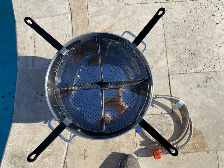 Top view of HPC 4-way wing cooker