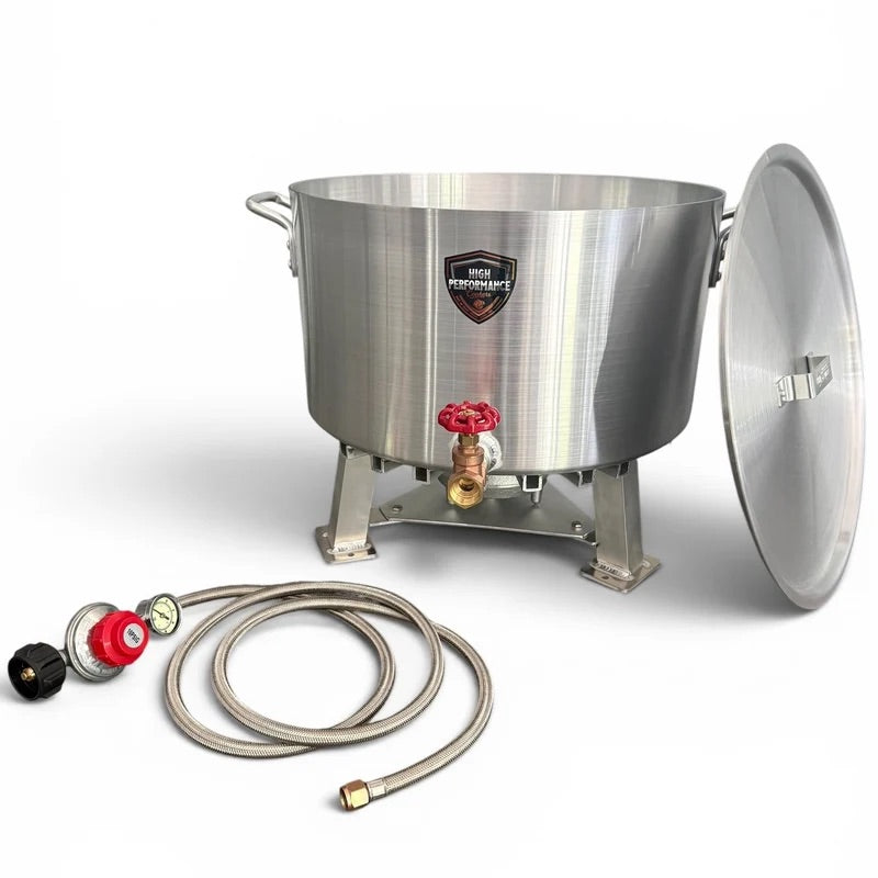 Shiny, brand-new 40 QT sauce cooker