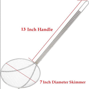 20" Heavy Duty Chrome Plated Wire Mesh Skimmer