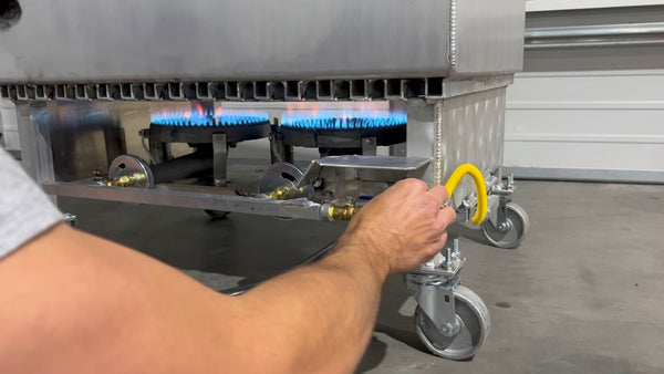 Dual Commercial Burner - 775K BTU (High Speed Boiling & Cooking / Frying)