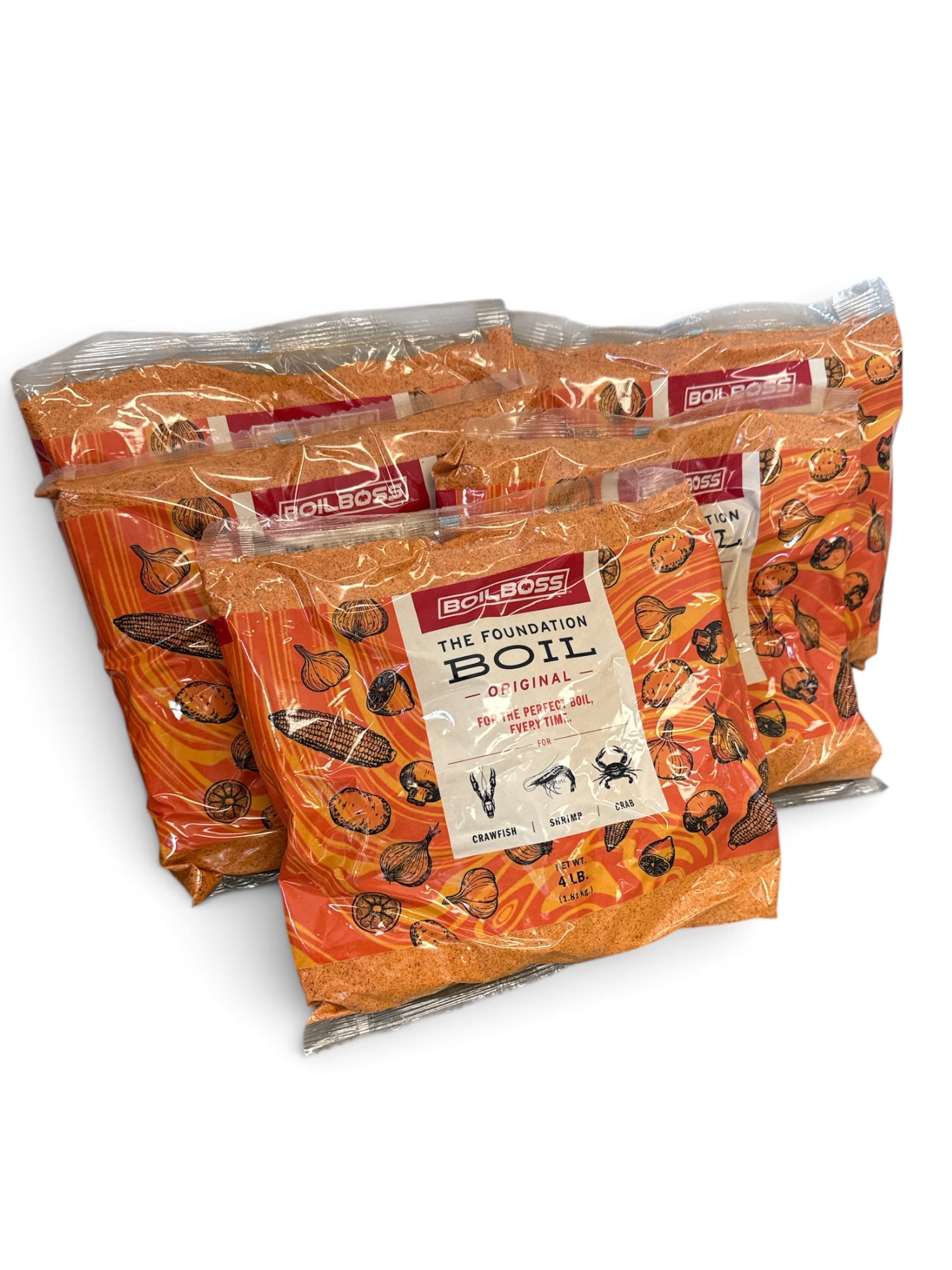 Boil Boss - Foundation Boil Seasoning - 20 lb Bulk (5 - 4lb bags) 25% Savings