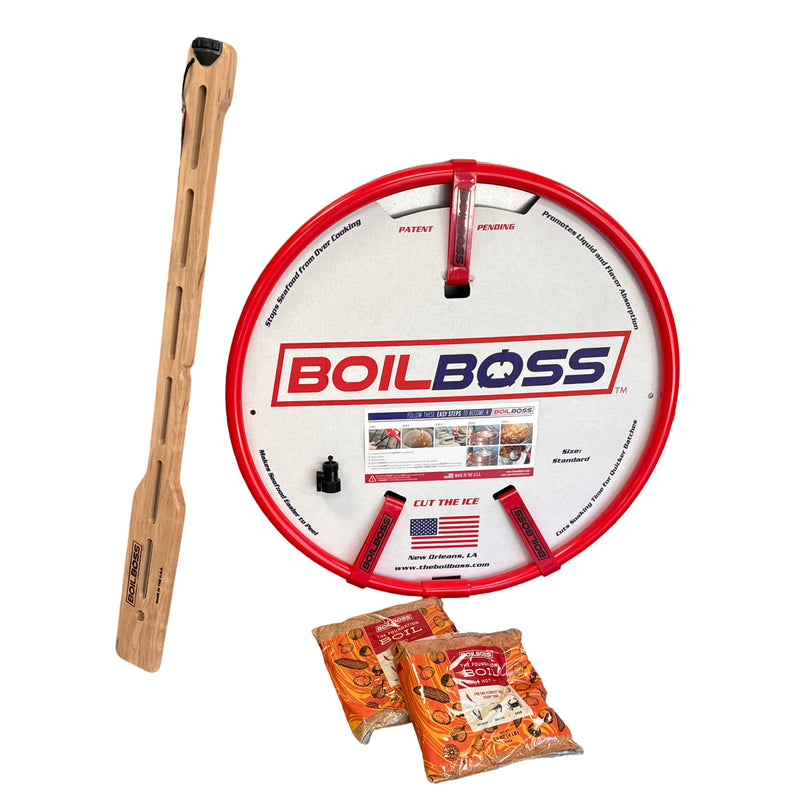 Boil Boss Ultimate Combo - 2 Free 4lb Bags of Seasoning