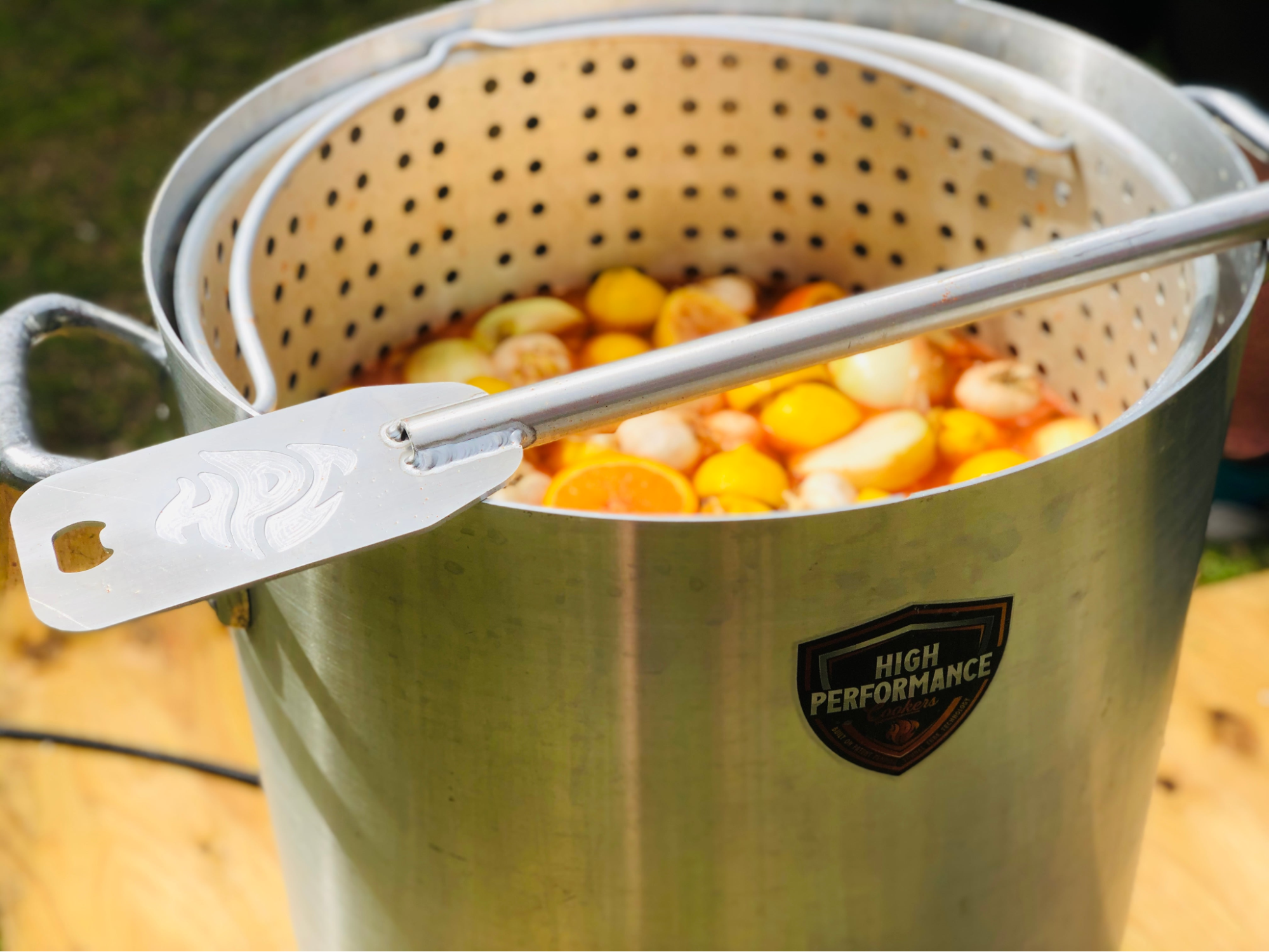HPC stock pot cooker and paddle