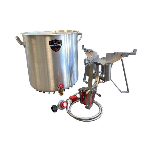 Platinum Boiling Bundle - Performance Stock Pot with Triple Jet Burner and Electronic Ignition ($115 Savings)