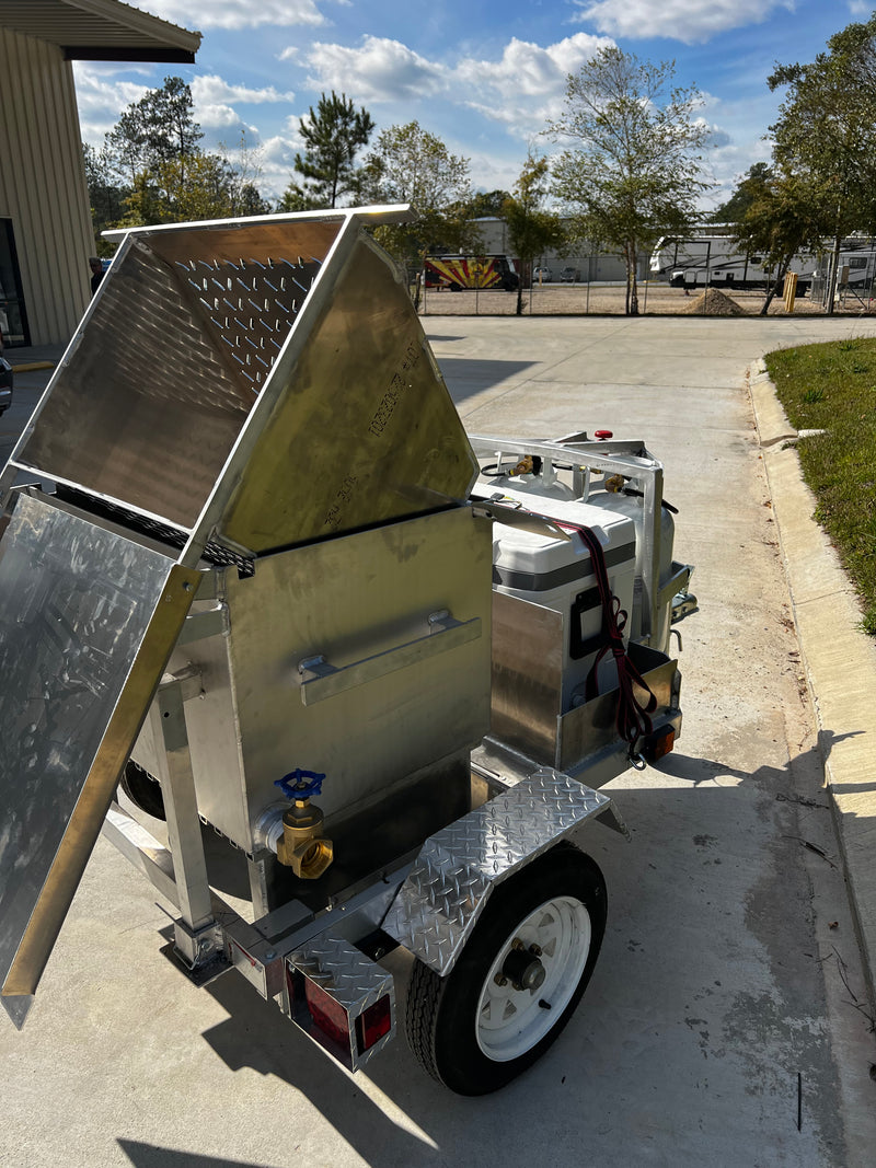 Pull Behind Trailer Package - 60 Gallon High Performance Commercial Seafood Cooker