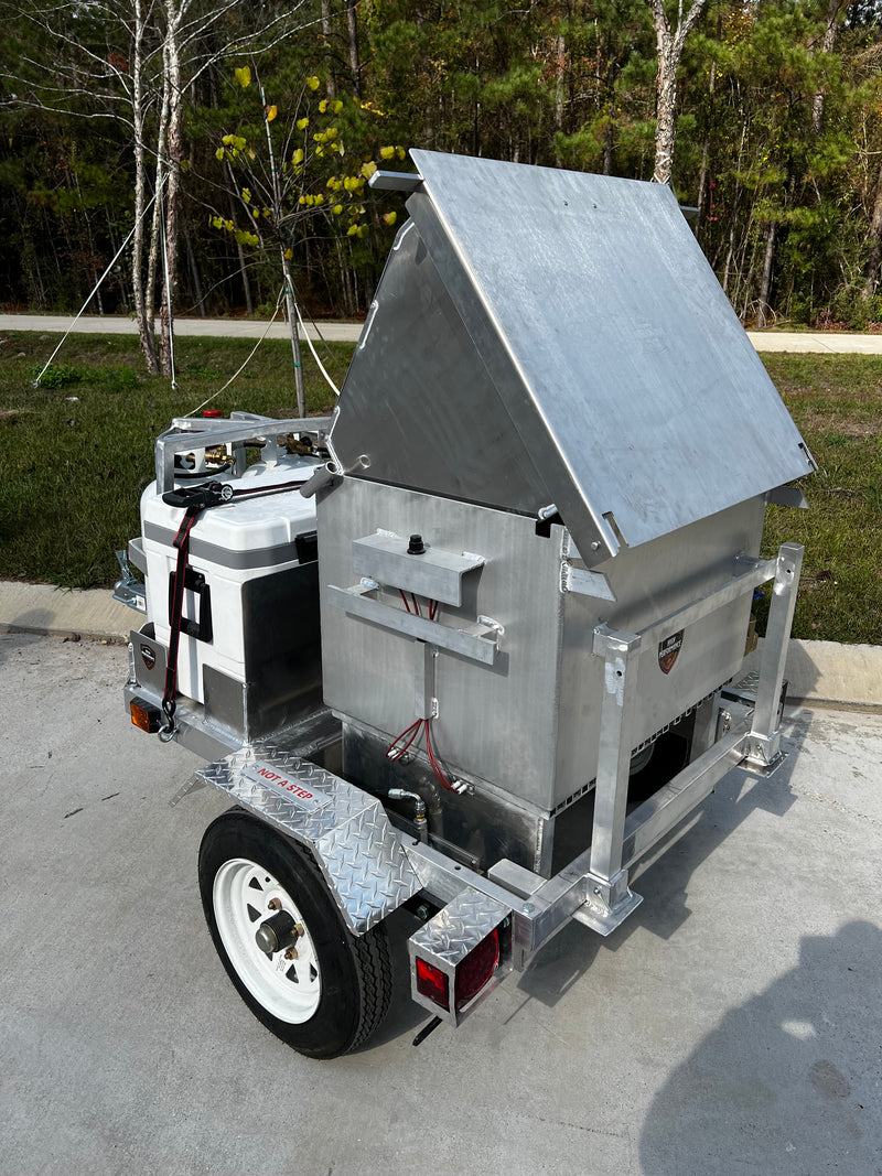 Pull Behind Trailer Package - 60 Gallon High Performance Commercial Seafood Cooker