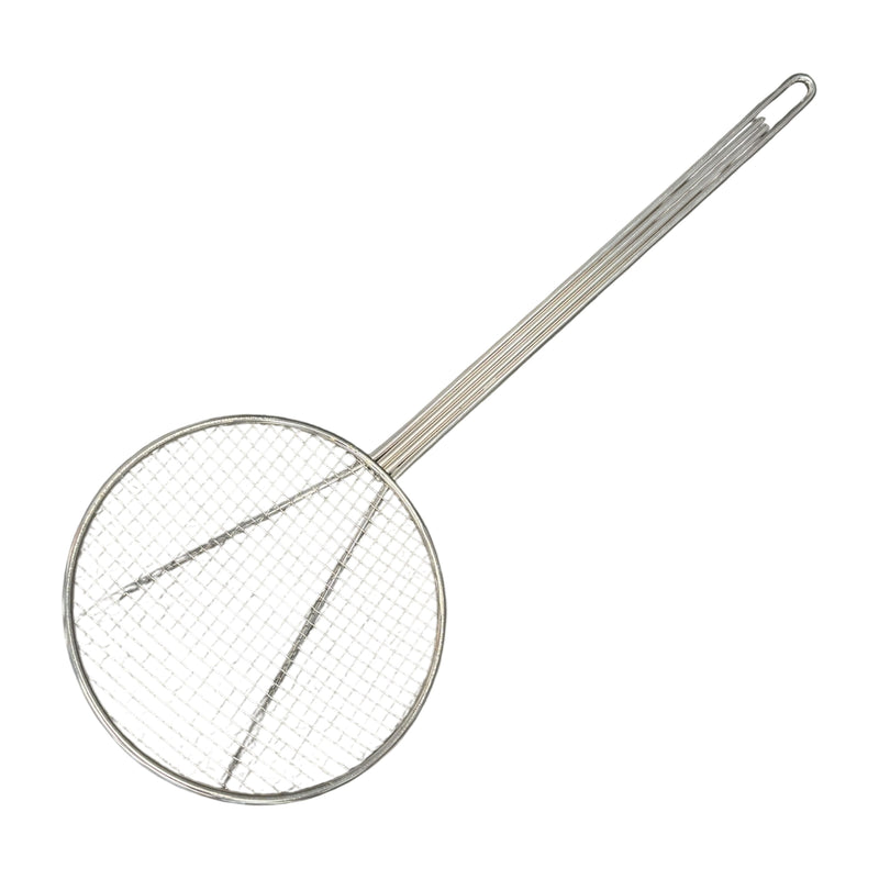 Round mesh fry skimmer