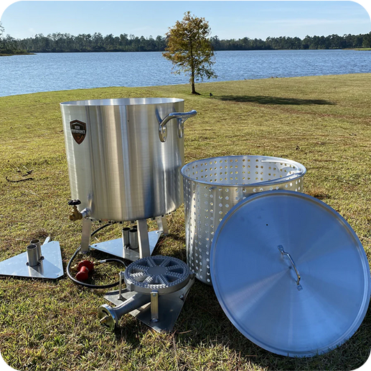 Cooker For Fish Seafood Boil Equipment | Pots and Burners for Crawfish, Shrimp, Crab ...