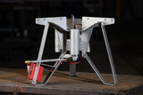 The Boil Boss Triple Jet Propane Burner on a table