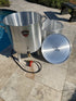 120 Quart Seafood Boil Pot by Pool