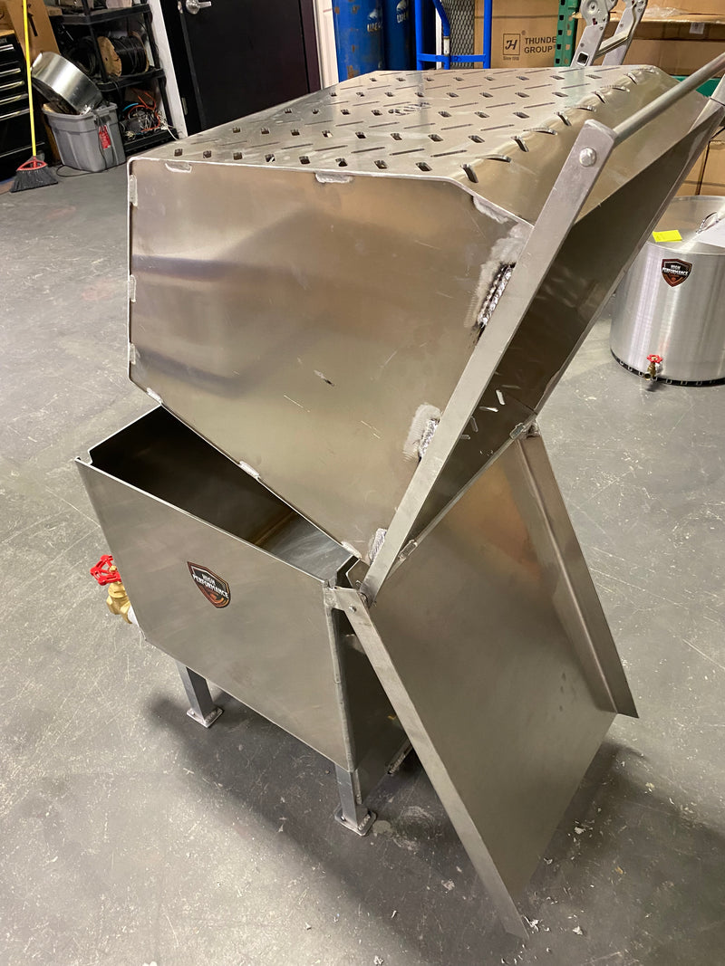 40 Gallon / 160 Quart Powered Seafood/Crawfish Cooker (Flip Basket)