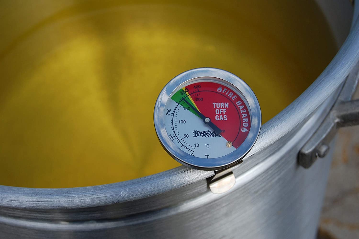Stainless Steel Fry Thermometer - 5 in - Bayou Classic