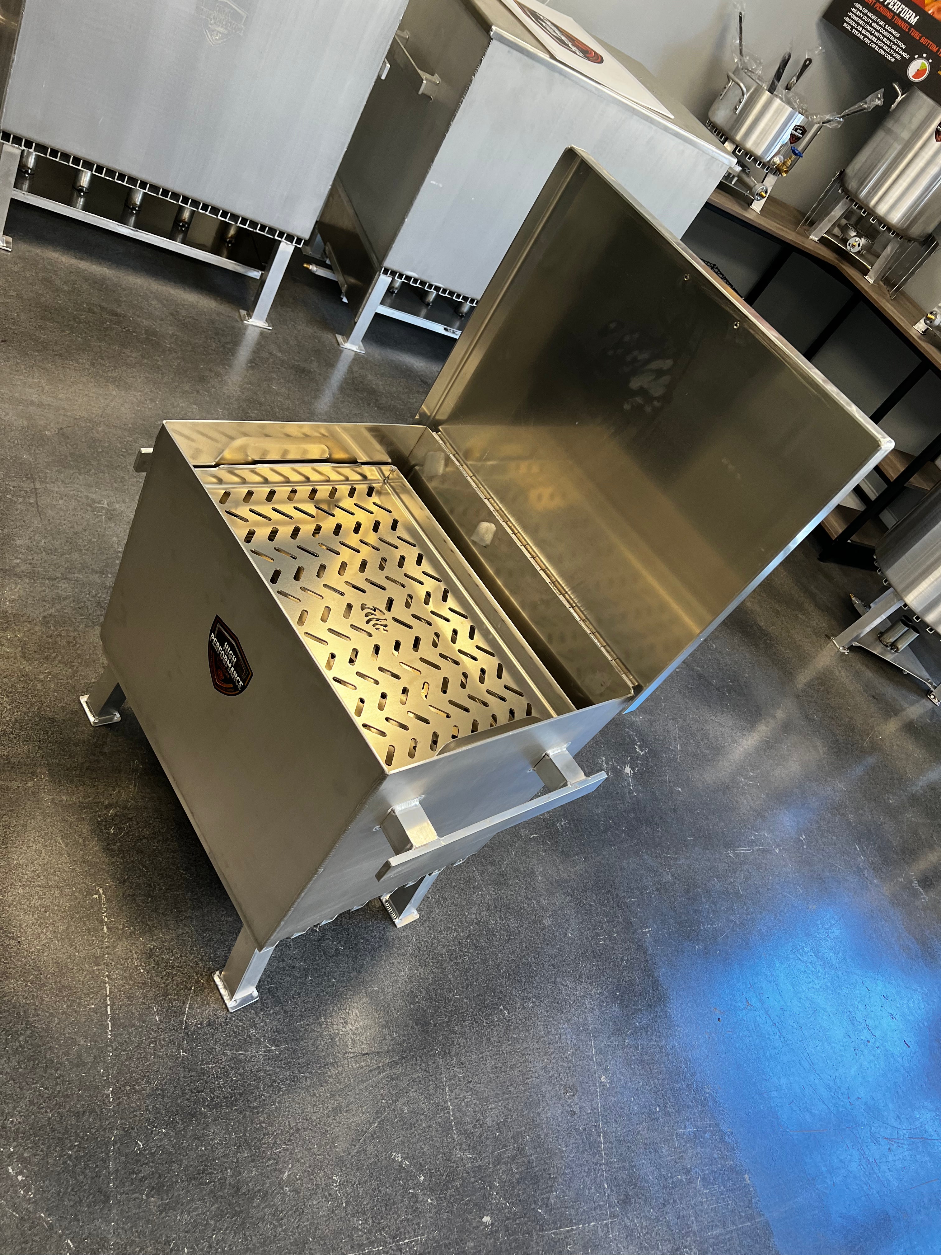 100 QT Powered Commercial Seafood Rack Steamer – High Performance Cookers